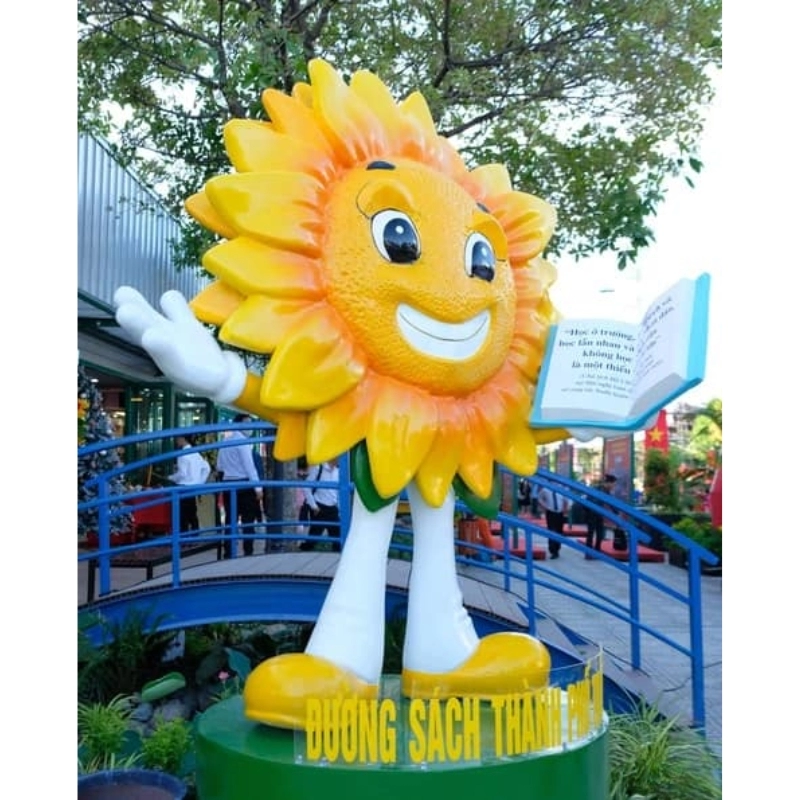 mascot hoa huong duong 1 1562 - Mascot hoa hướng dương - biểu tượng Thành phố Thủ Đức